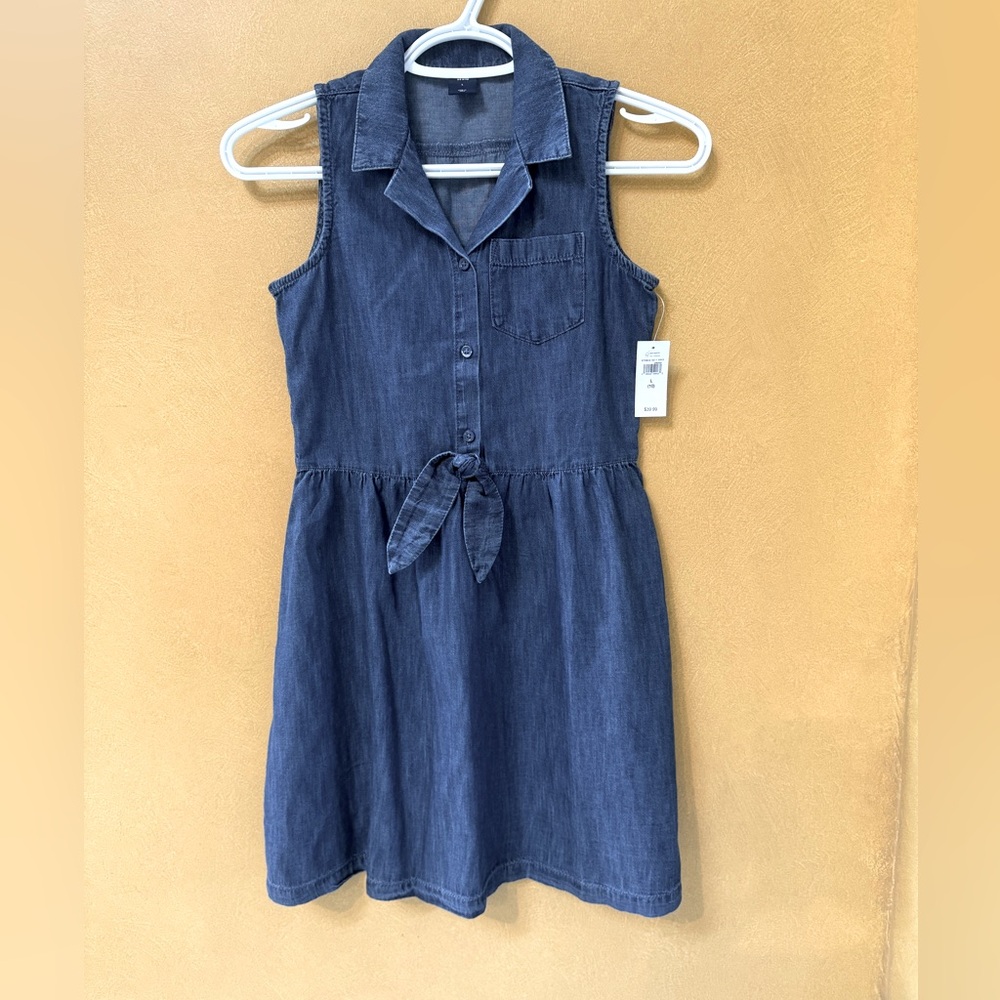 Denim Sleeveless Kids Dress